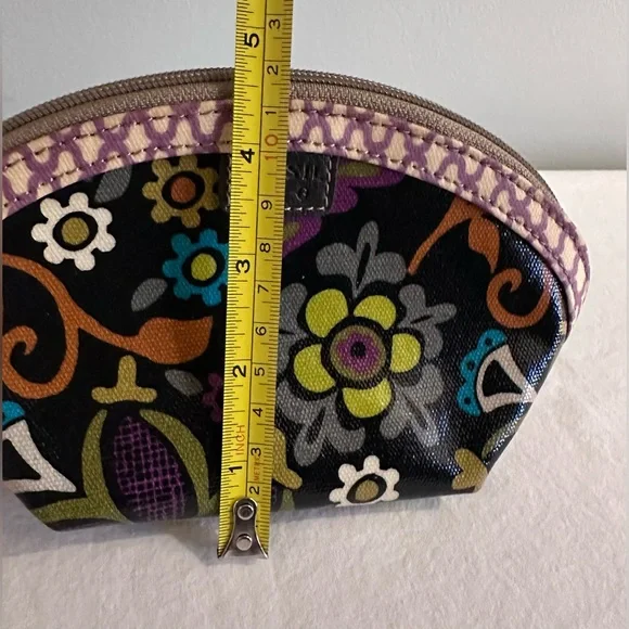 Fossil Keyper Dome Coated Canvas Pouch Retro Print - Picture 9 of 9